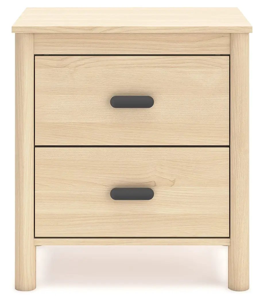 Cabinella - Two Drawer Night Stand - Tan by Unique Piece Furniture