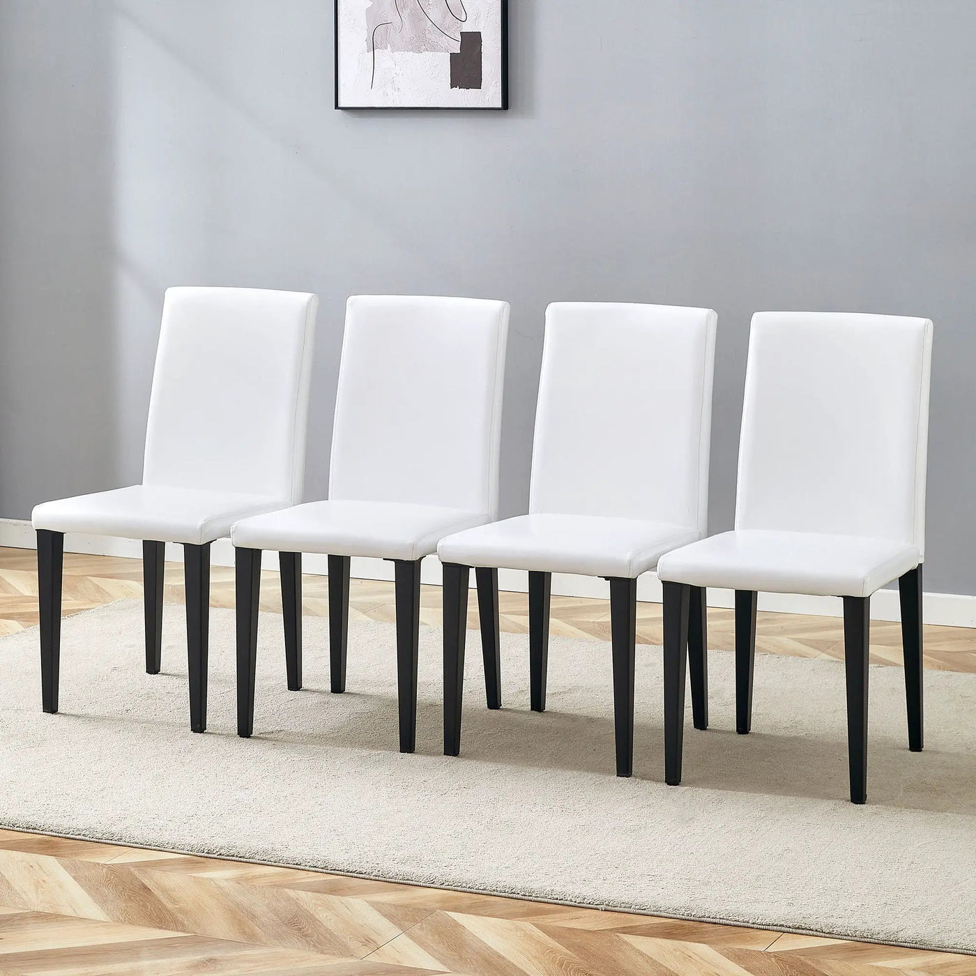 Versatile Dining Chairs With Comfortable Design And Metal Legs by HouseOfZazla