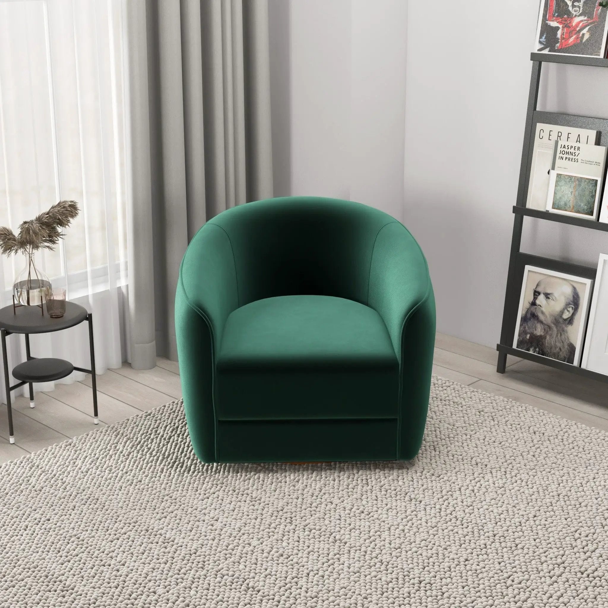 Elise - Mid-Century Modern Swivel Chair by HouseOfZazla