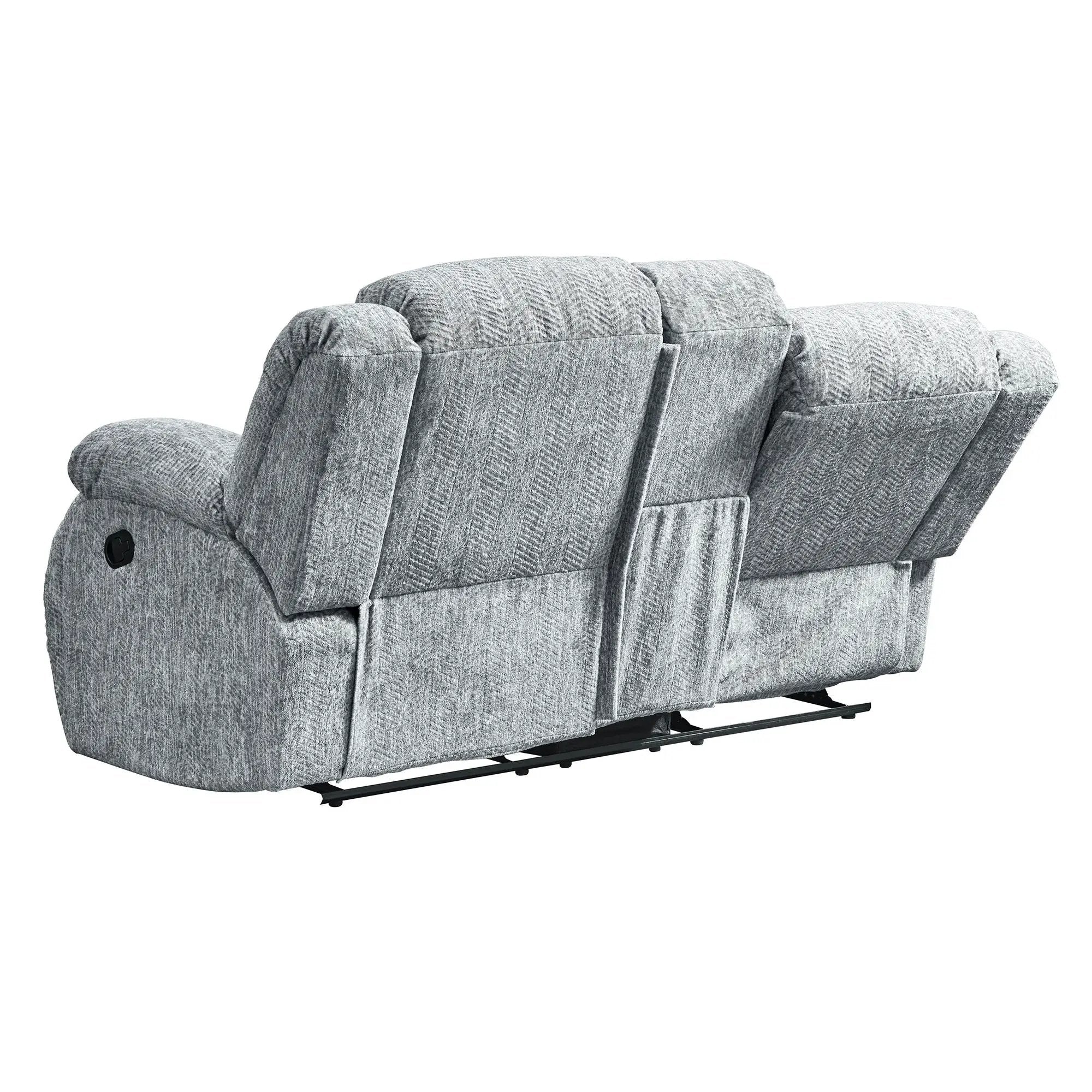 Stonic - Console Reclining Loveseat by HouseOfZazla