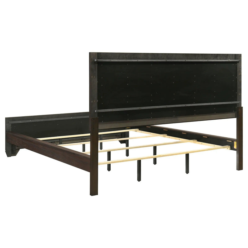 Kauffman 4-piece California King Bedroom Set Dark Cocoa by Unique Piece Furniture