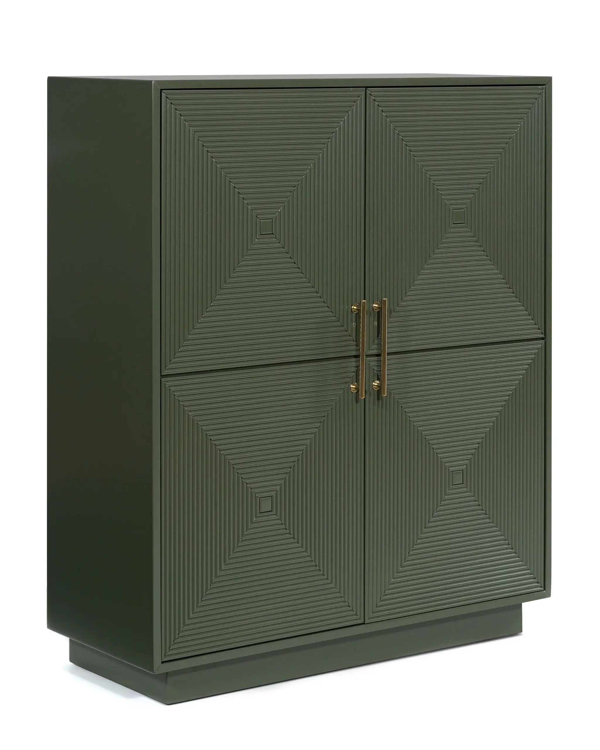 Geirwood - Accent Cabinet - Dark Green by Unique Piece Furniture