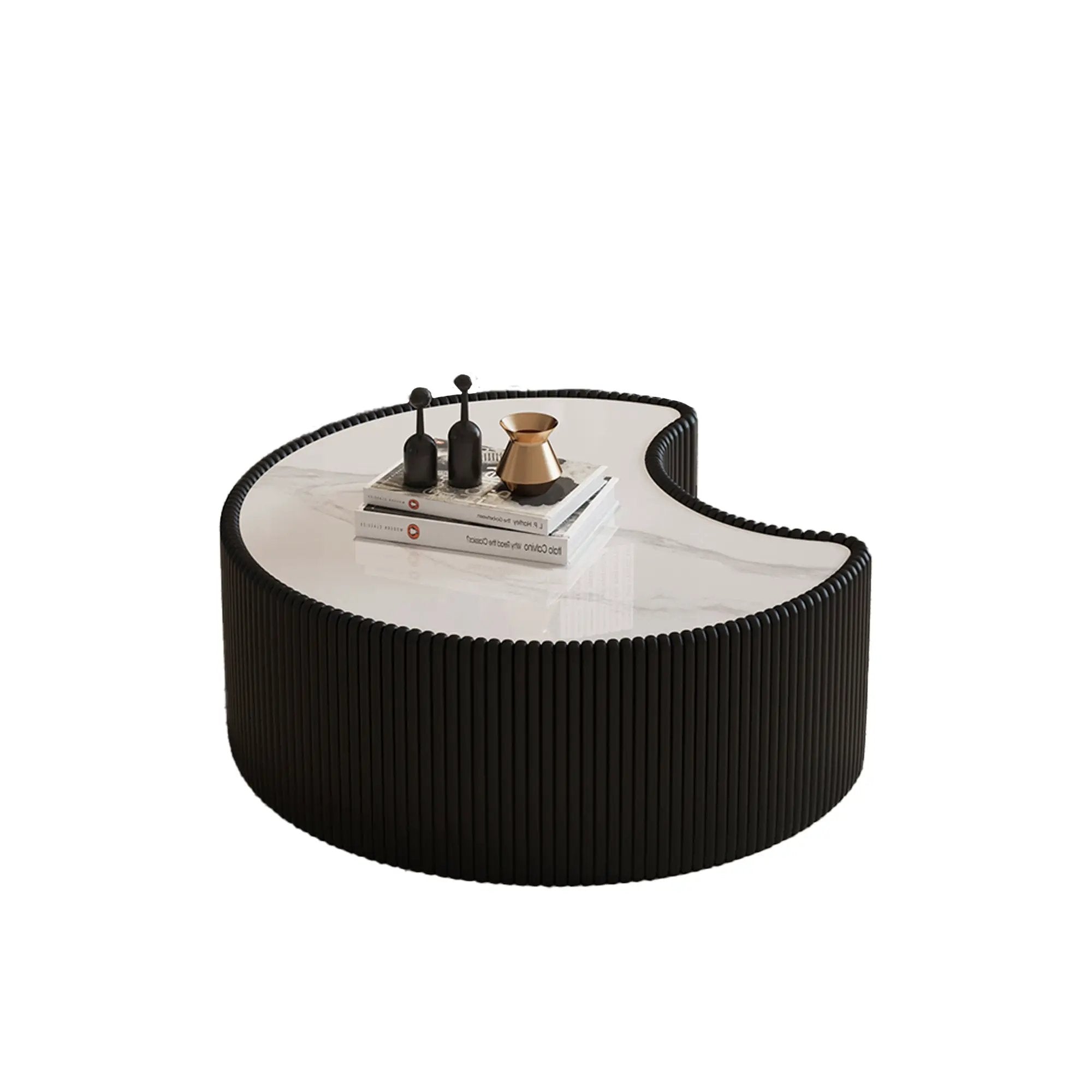 Light Sintered Stone Top Coffee Table by HouseOfZazla