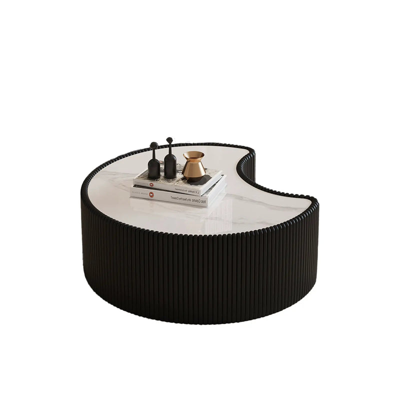 Light Sintered Stone Top Coffee Table by HouseOfZazla
