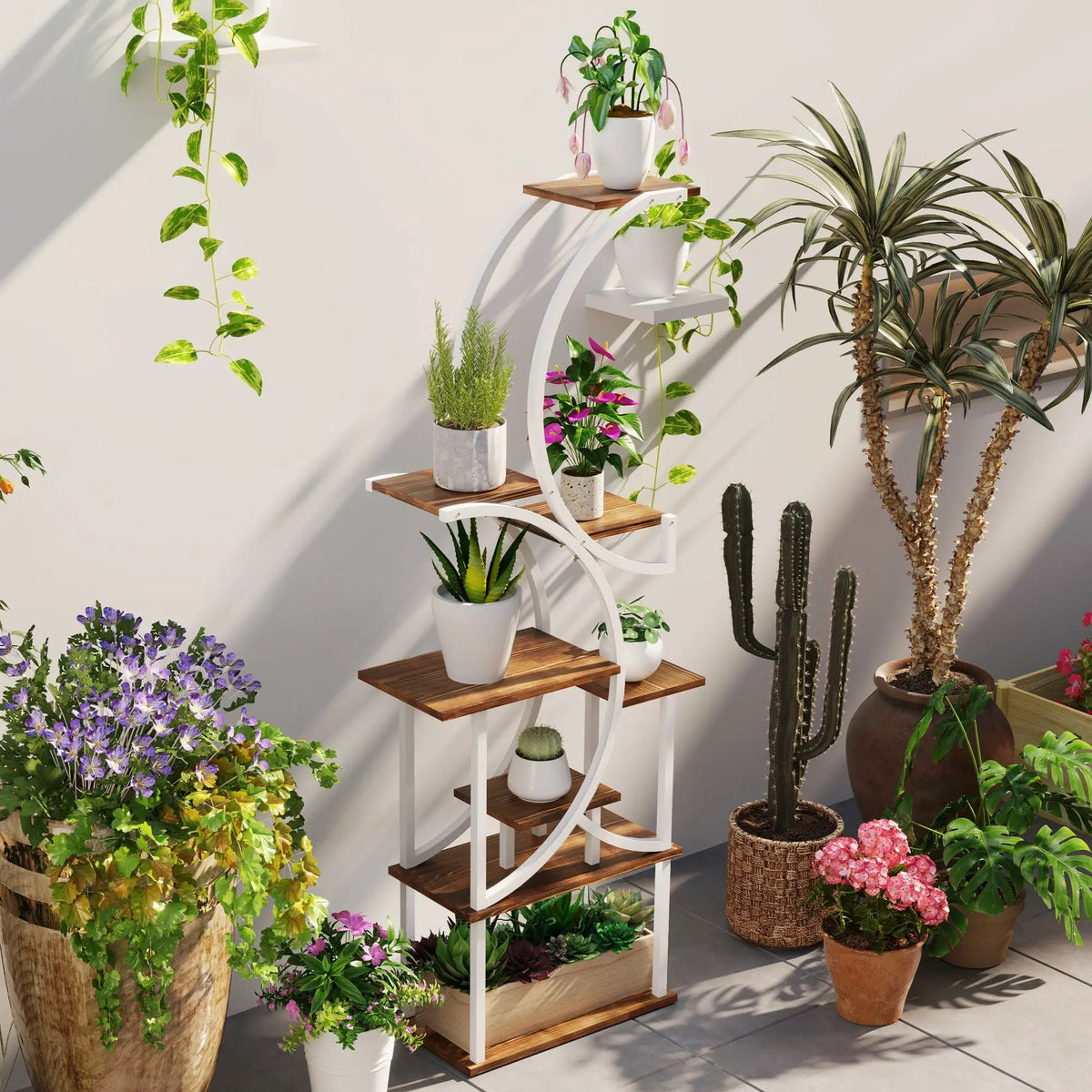 Outsunny 8 Tier Plant Stand Indoor by HouseOfZazla