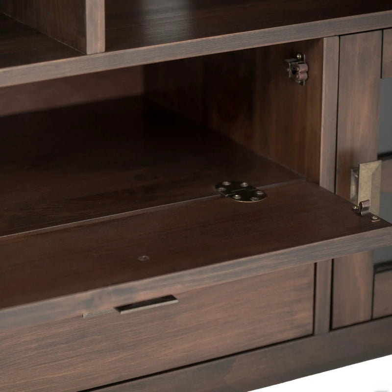 Artisan - TV Media Stand - Natural Aged Brown by Unique Piece Furniture