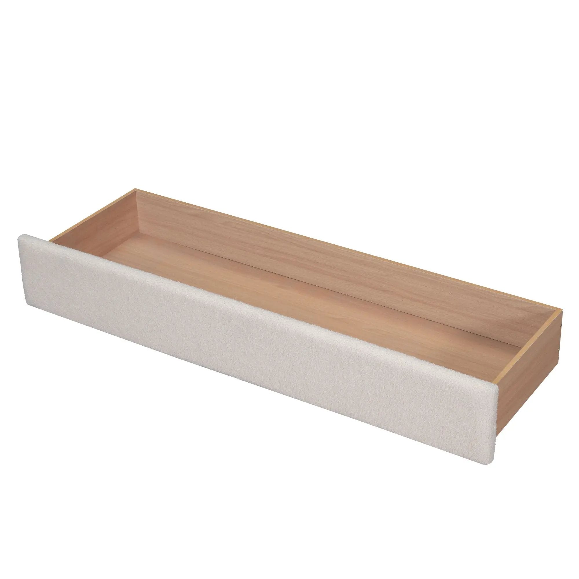 Upholstered Platform Bed With Drawer by HouseOfZazla