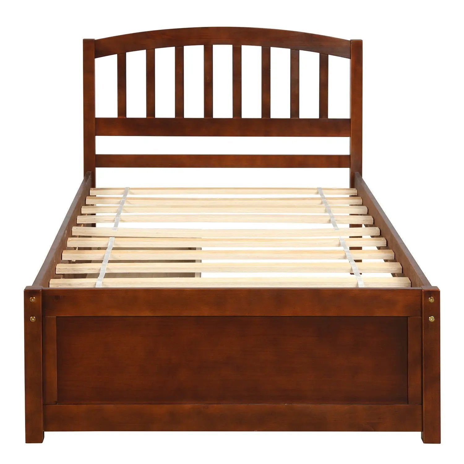 Platform Storage Bed Wood Bed Frame With Two Drawers And Headboard by HouseOfZazla