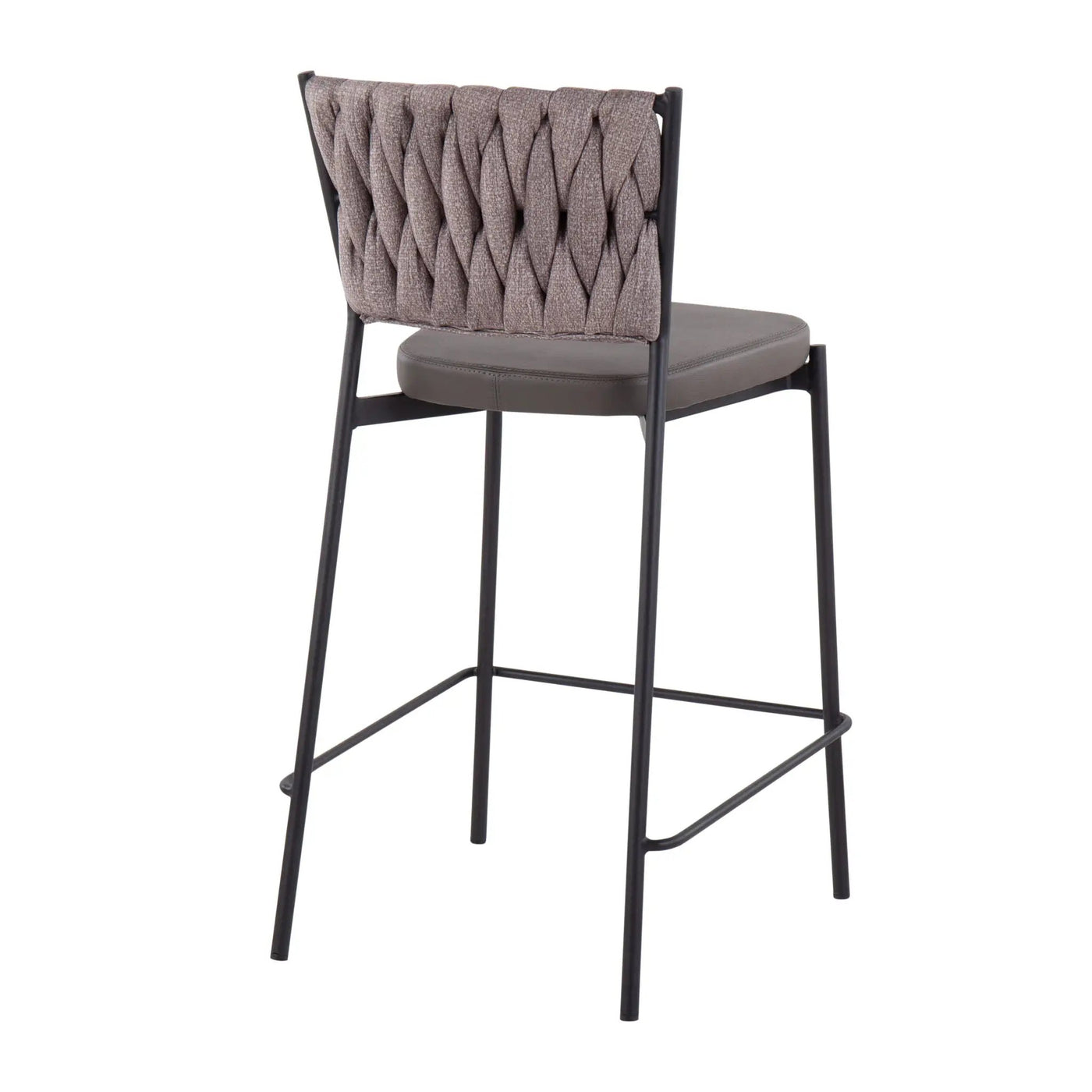 Tania - Braided Contemporary Counter Stool (Set of 2) by HouseOfZazla