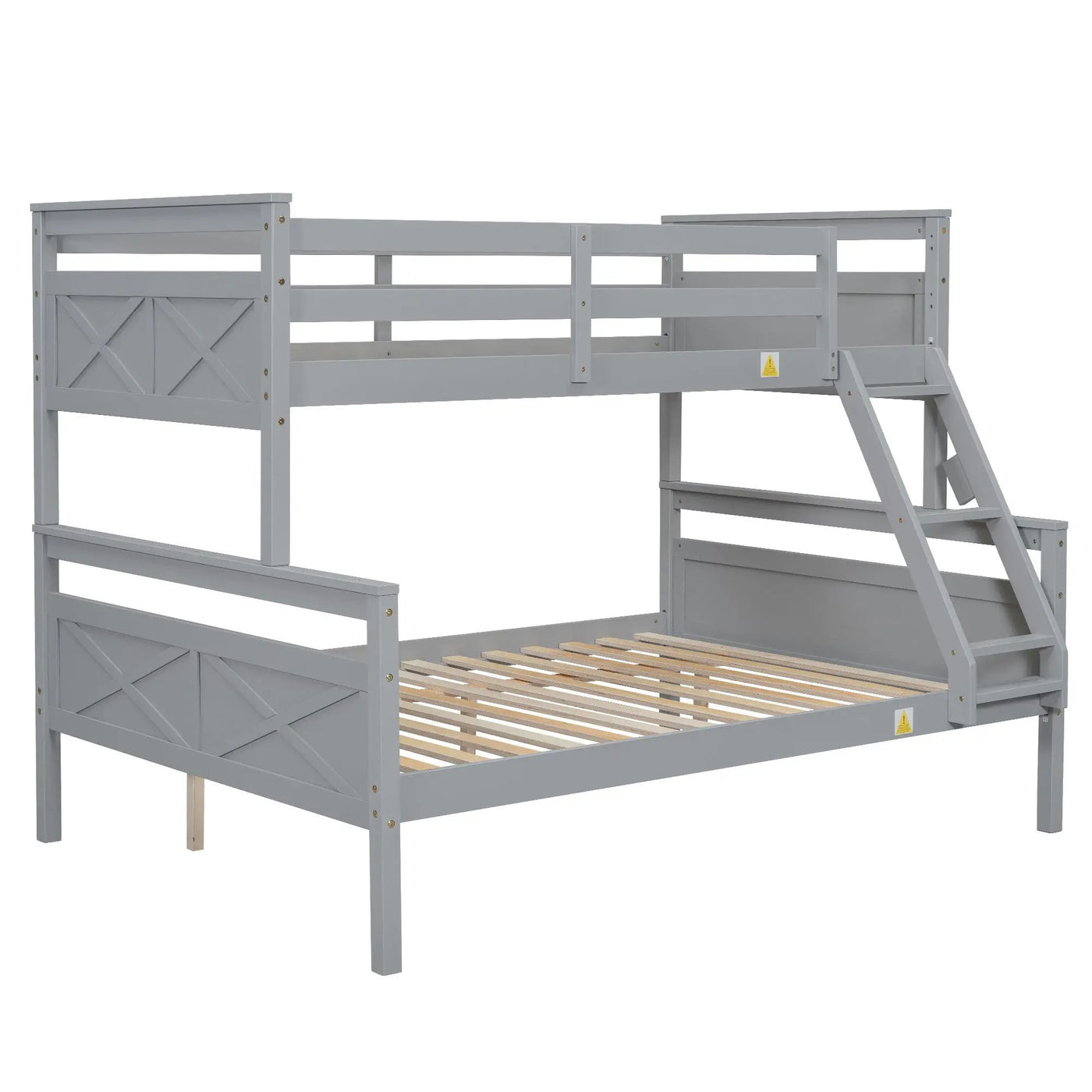 Bunk Bed With Ladder And Safety Guardrail by HouseOfZazla