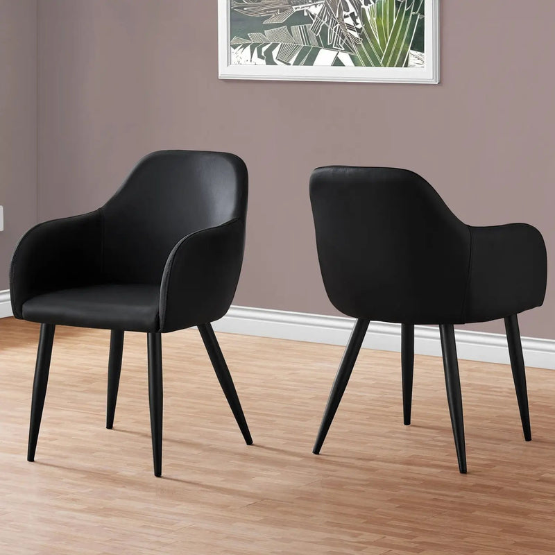 Dining Chair Side, Upholstered For Dining Room, Contemporary & Modern (Set of 2) by Unique Piece Furniture