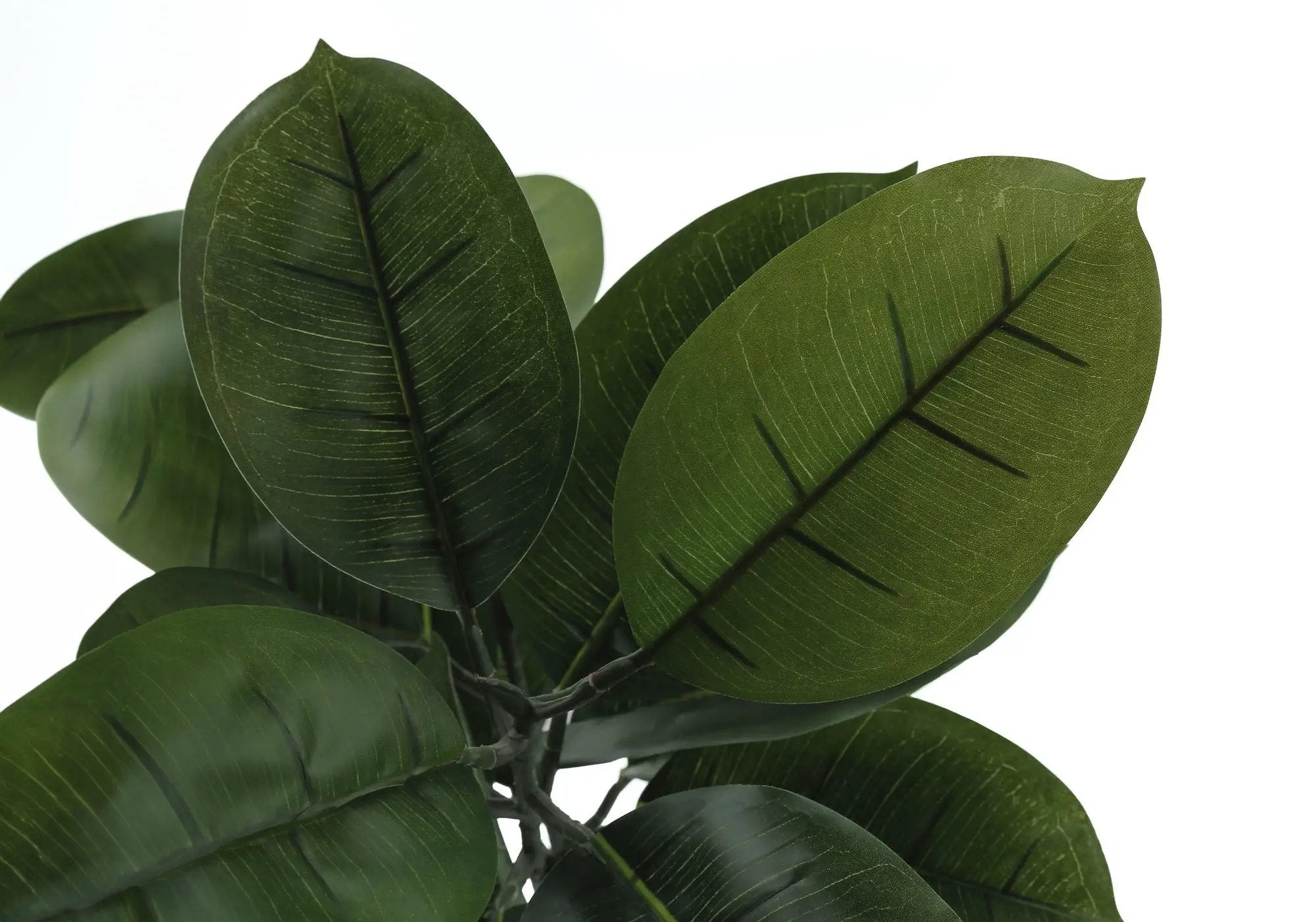 52" Tall Artificial Rubber Tree Plant - Indoor Faux Greenery by HouseOfZazla