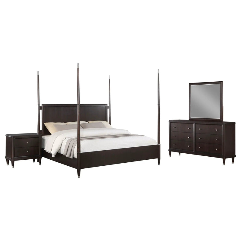 Emberlyn 4-piece Queen Bedroom Set Brown by Unique Piece Furniture