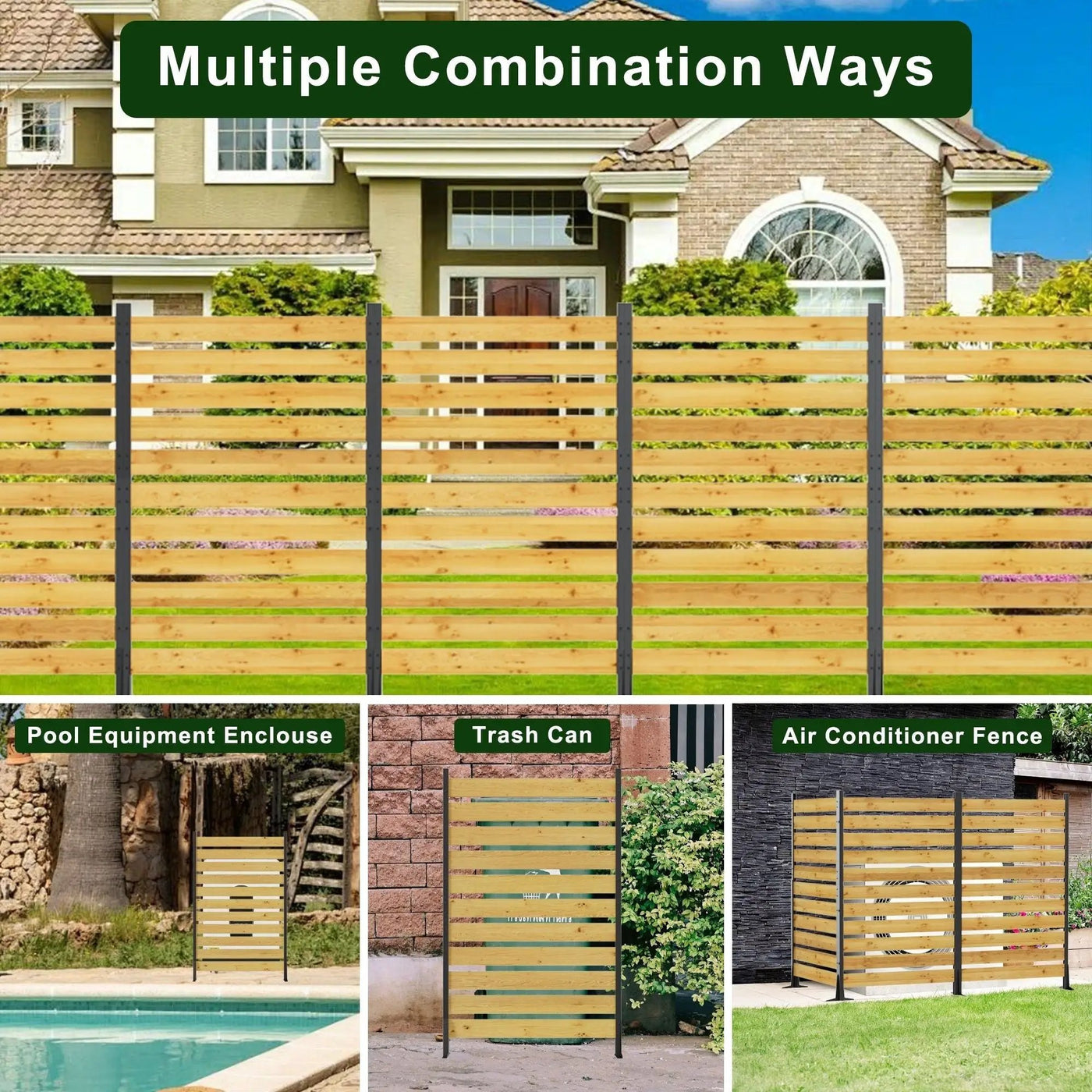 Outdoor Privacy Screen For Pool And Equipment Enclosures by Unique Piece Furniture