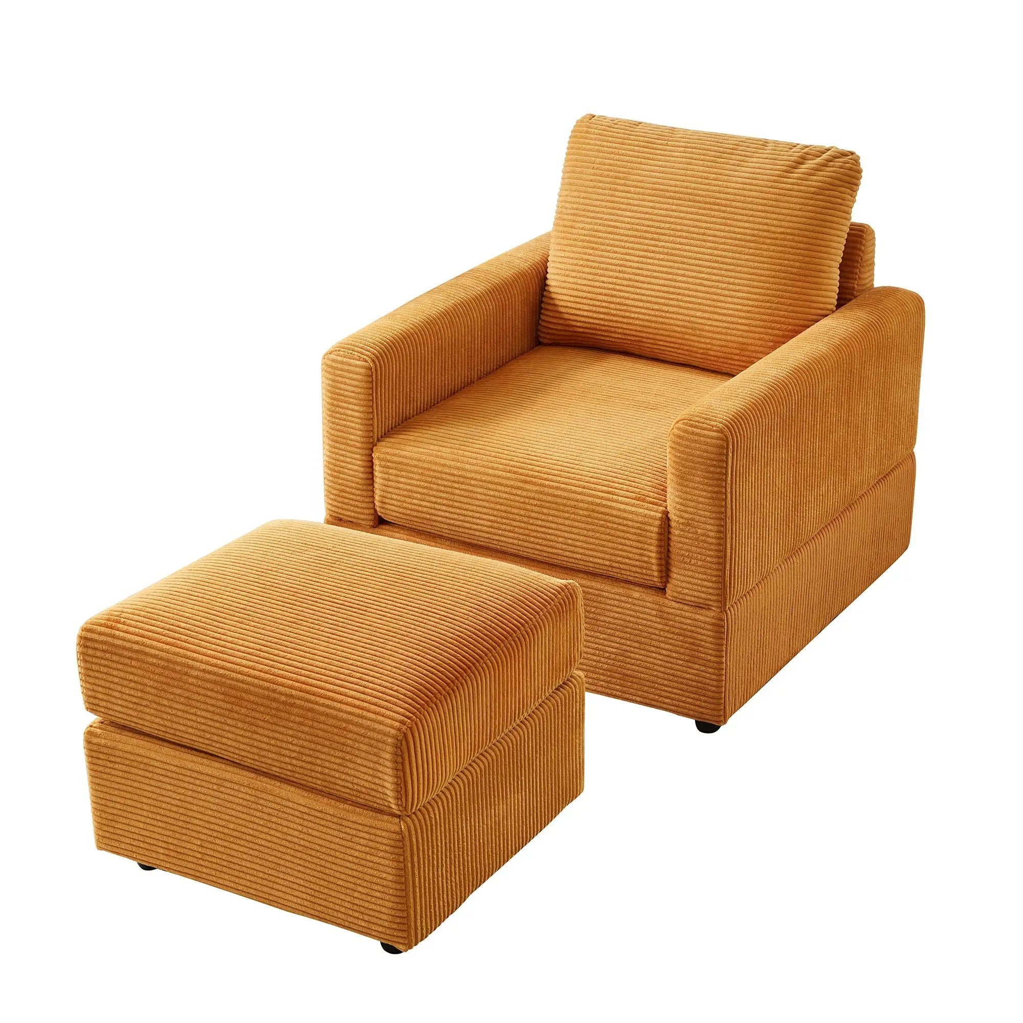 Classic Corduroy Chaise Lounge by HouseOfZazla