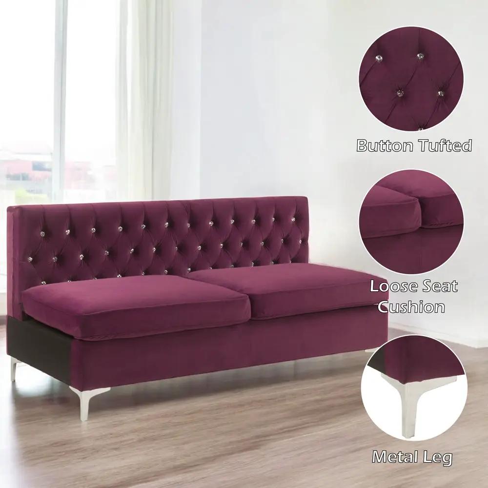 Jaszira - Modular - Armless Sofa by Unique Piece Furniture