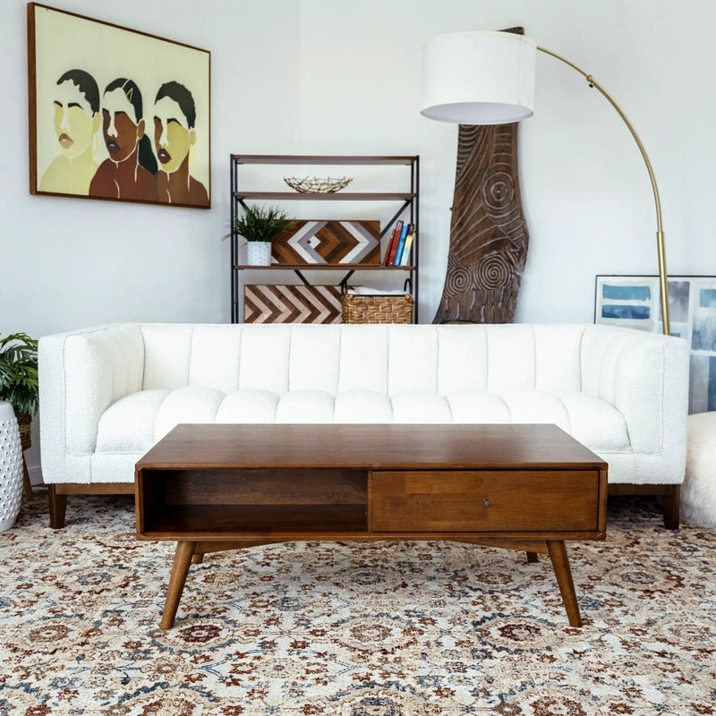 Caroline - Coffee Table - Walnut Brown by HouseOfZazla