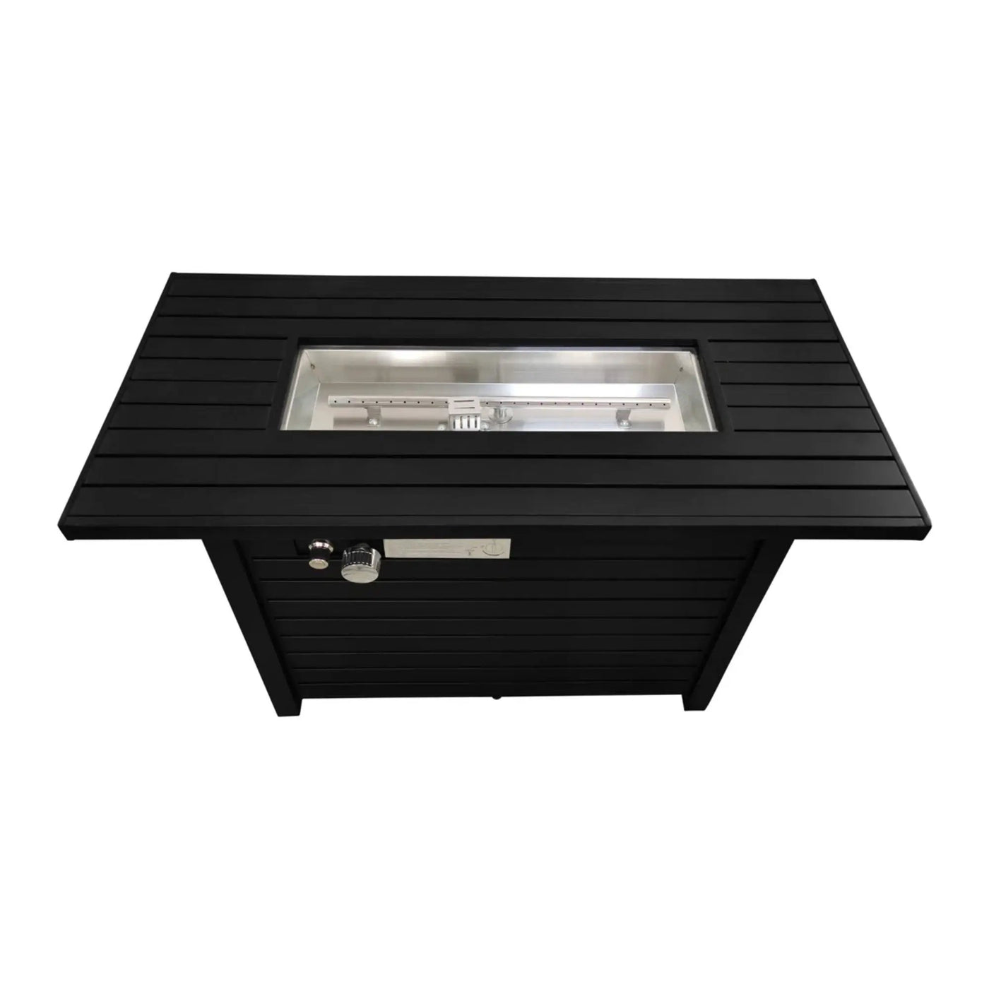 Outdoor Fire Pit Table With Lid Fuel Versatility by HouseOfZazla