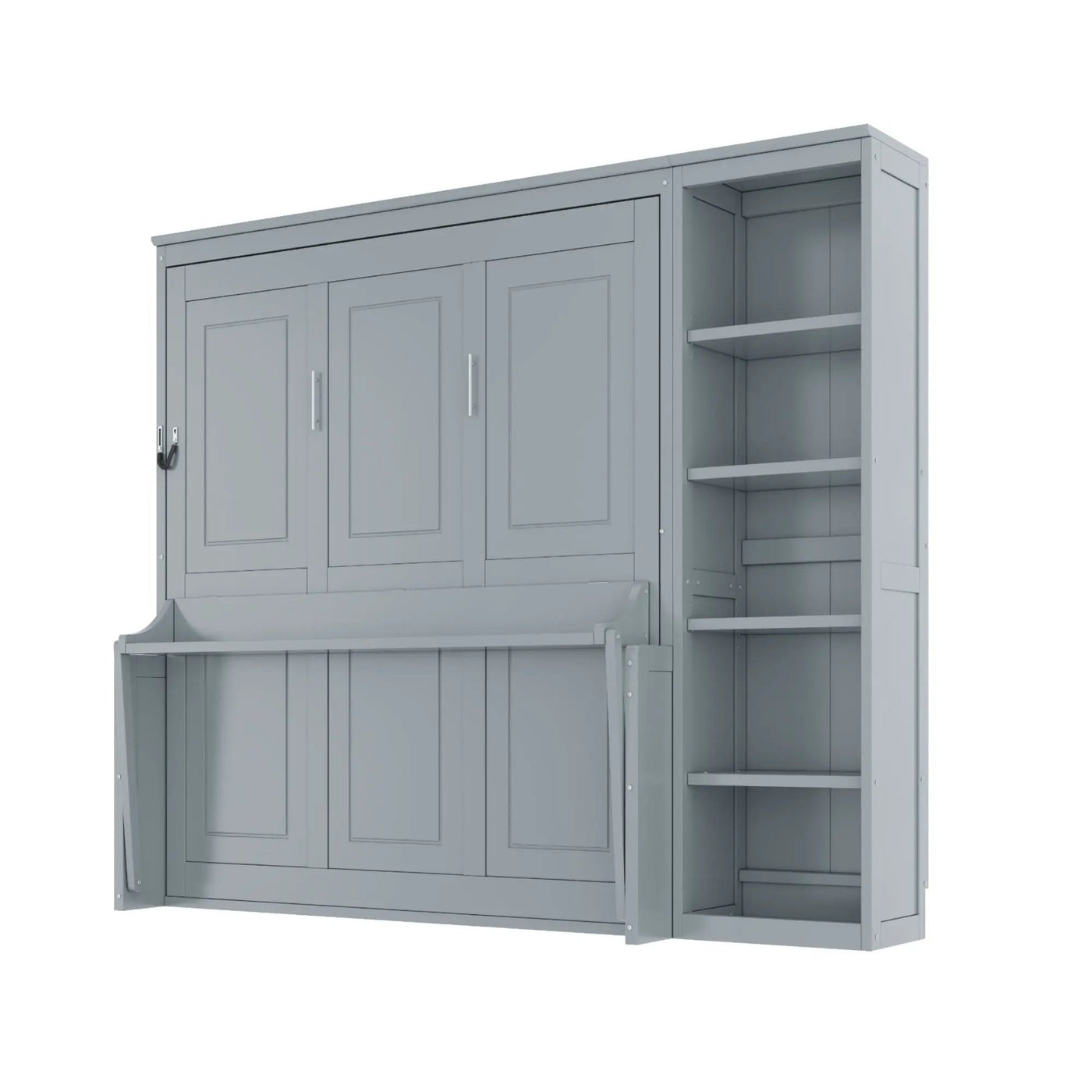 Sturdy Murphy Bed With Desk And Bookshelf by Unique Piece Furniture