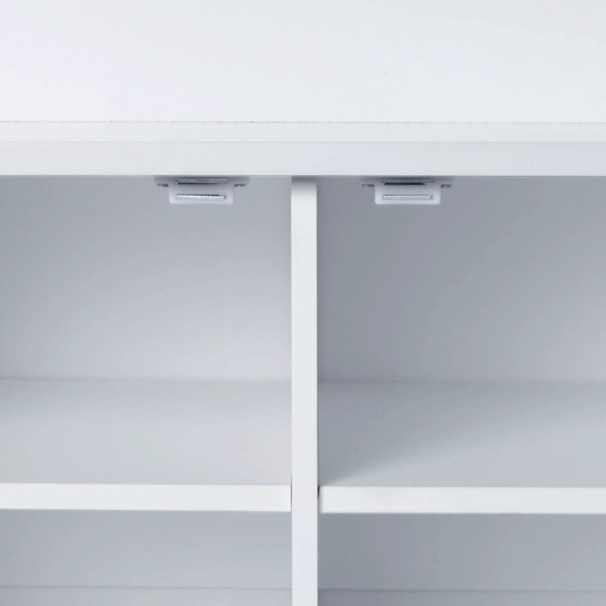 Entryway Bench With Coat Rack, 3 In 1 Design And Adjustable Shelves by HouseOfZazla
