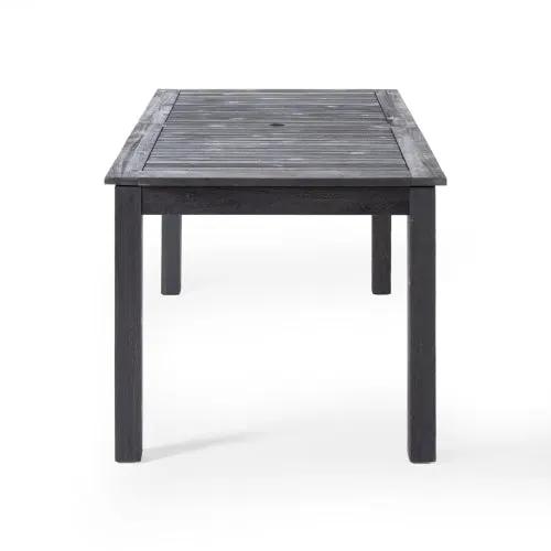7-Piece Outdoor Dining Set with Extendable Acacia Wood Table by HouseOfZazla