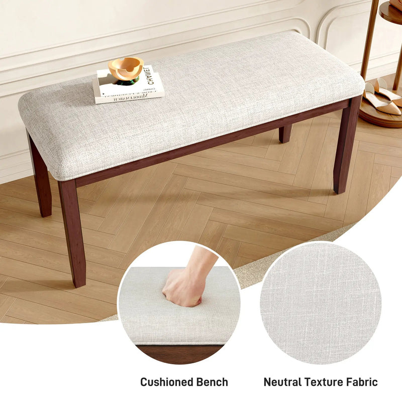 Upholstered Bench for Bedroom and Living Room by HouseOfZazla