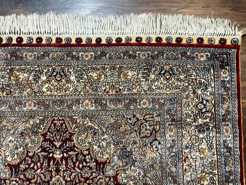 Sino Persian Silk Rug 3x5, Super Fine 440 KPSI, Floral Medallion, Handmade by Jewel Rugs