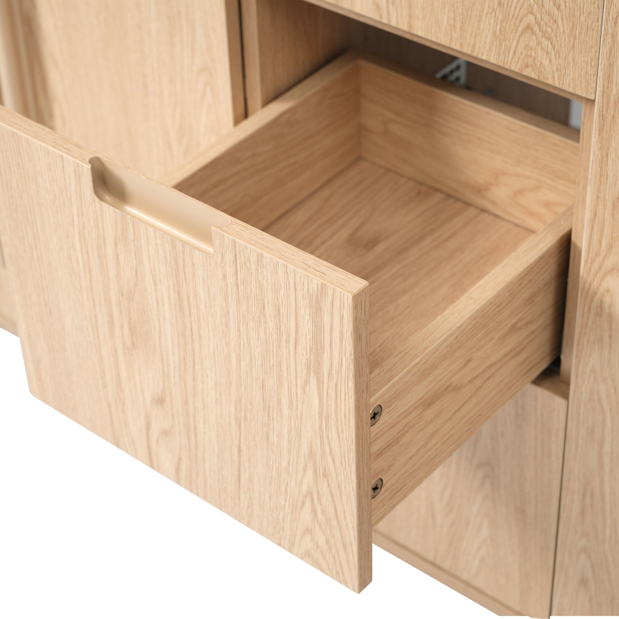 Double Sink Bathroom Vanity With Sinks, Soft Close Doors & 3 Drawers - Wood by HouseOfZazla