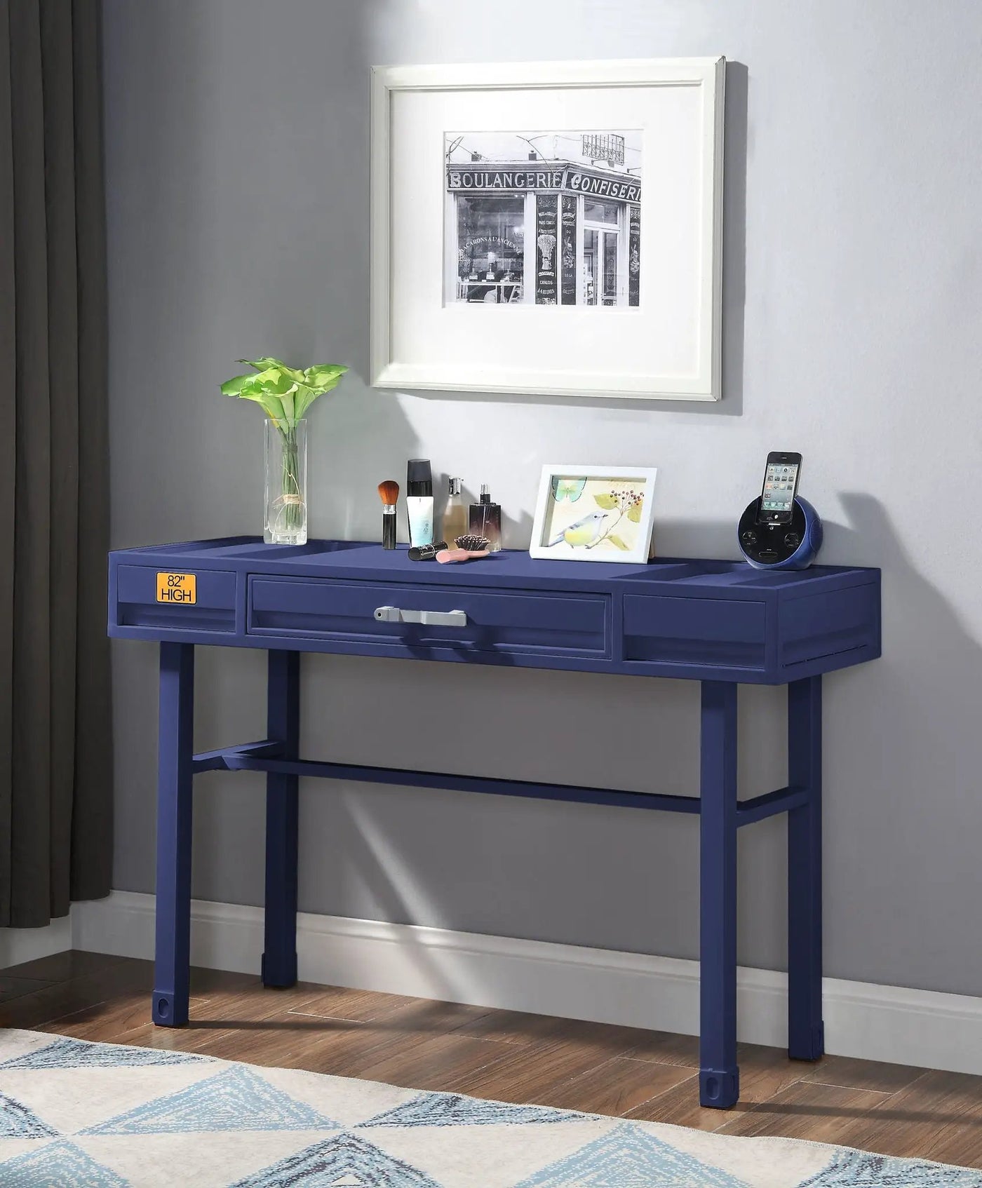 Cargo Vanity Desk With Functional Storage by HouseOfZazla