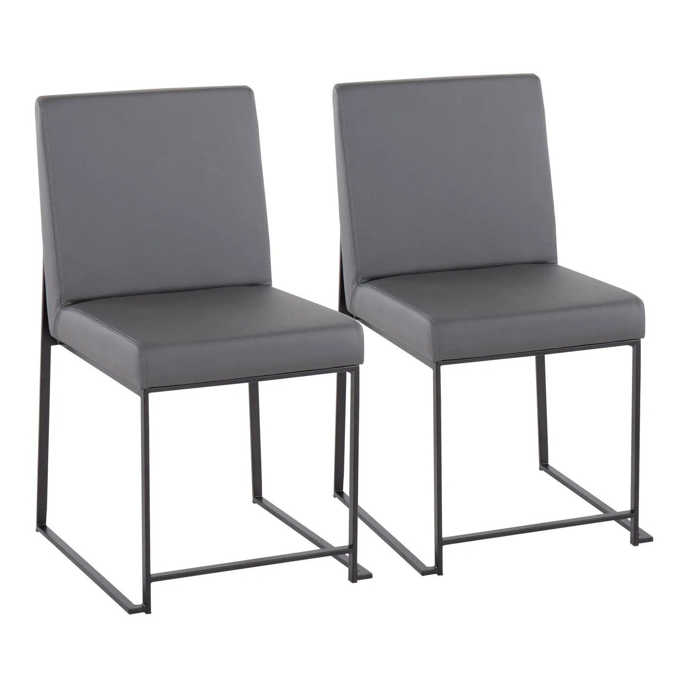 Fuji - Contemporary Modern Elegance With High Back Dining Chair (Set of 2) by HouseOfZazla