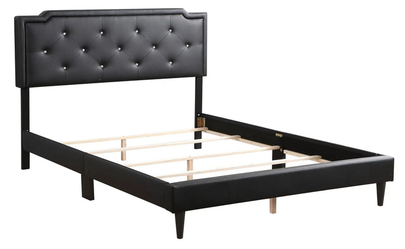 Button Tufted Bed Charming For Cozy Spaces by HouseOfZazla