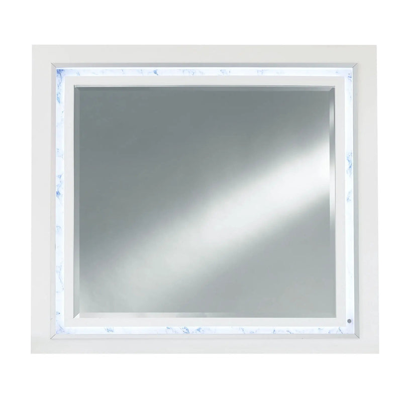 Skye - Marble Mirror - White by HouseOfZazla