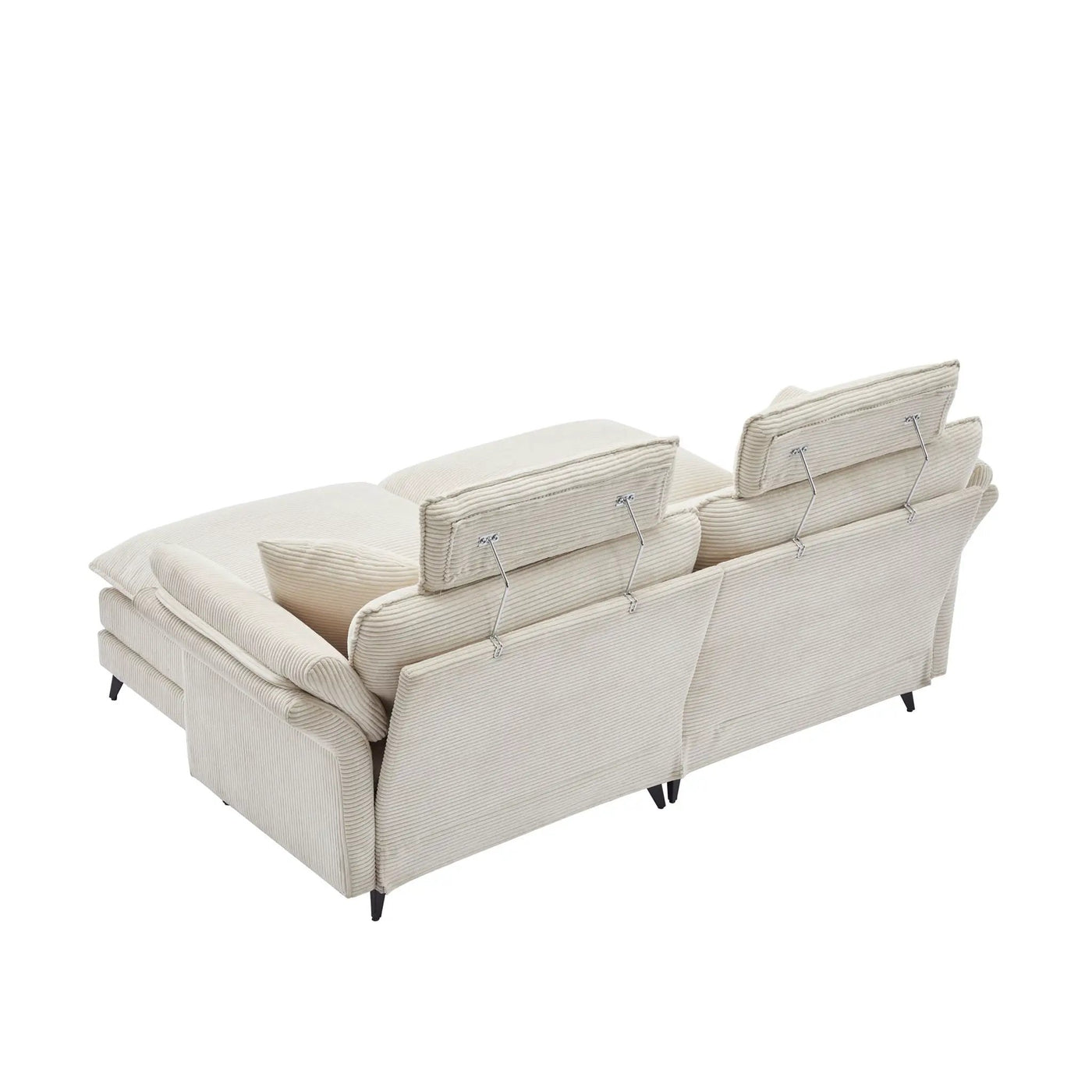 Modern Deep Seat Sectional Sofa With Ottoman by HouseOfZazla
