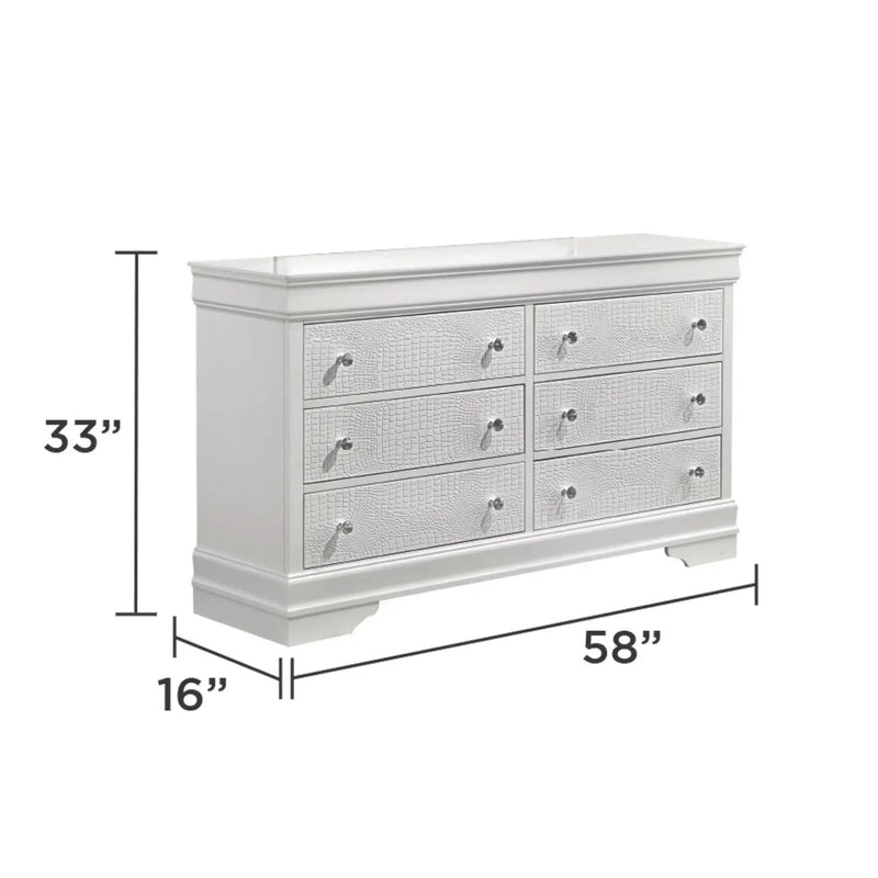 Blaze - 6 Drawer Dresser by HouseOfZazla