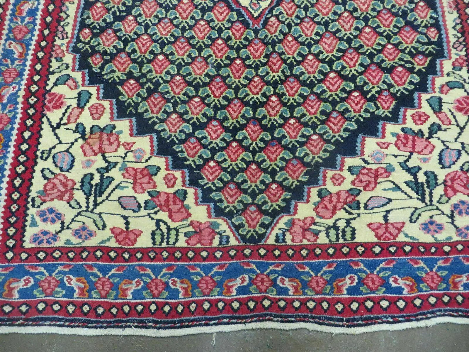 4' X 6' Vintage Handmade Turkish Flat weave Rug Tribal by Jewel Rugs