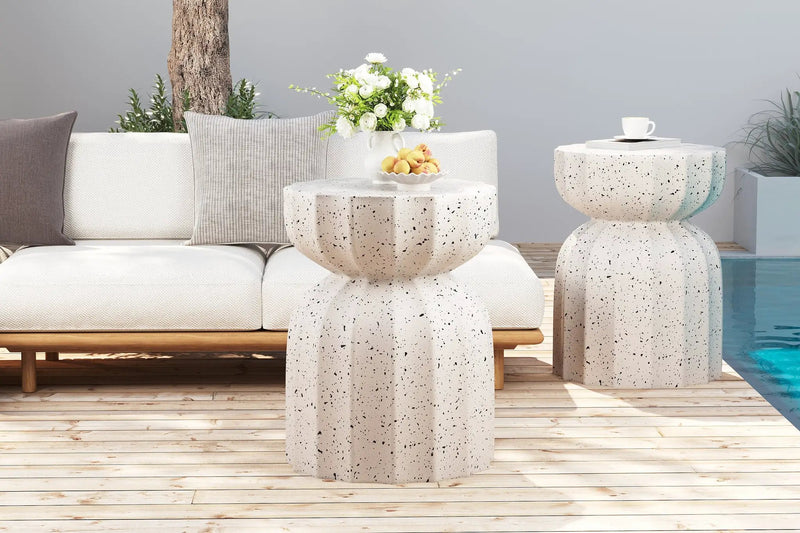 13" Modern Outdoor and Indoor Waterproof Coffee Table Set by HouseOfZazla
