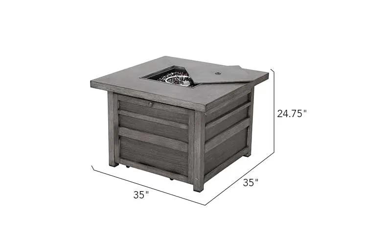 Darcy Aluminum Firepit Table by Outdoor-USA®