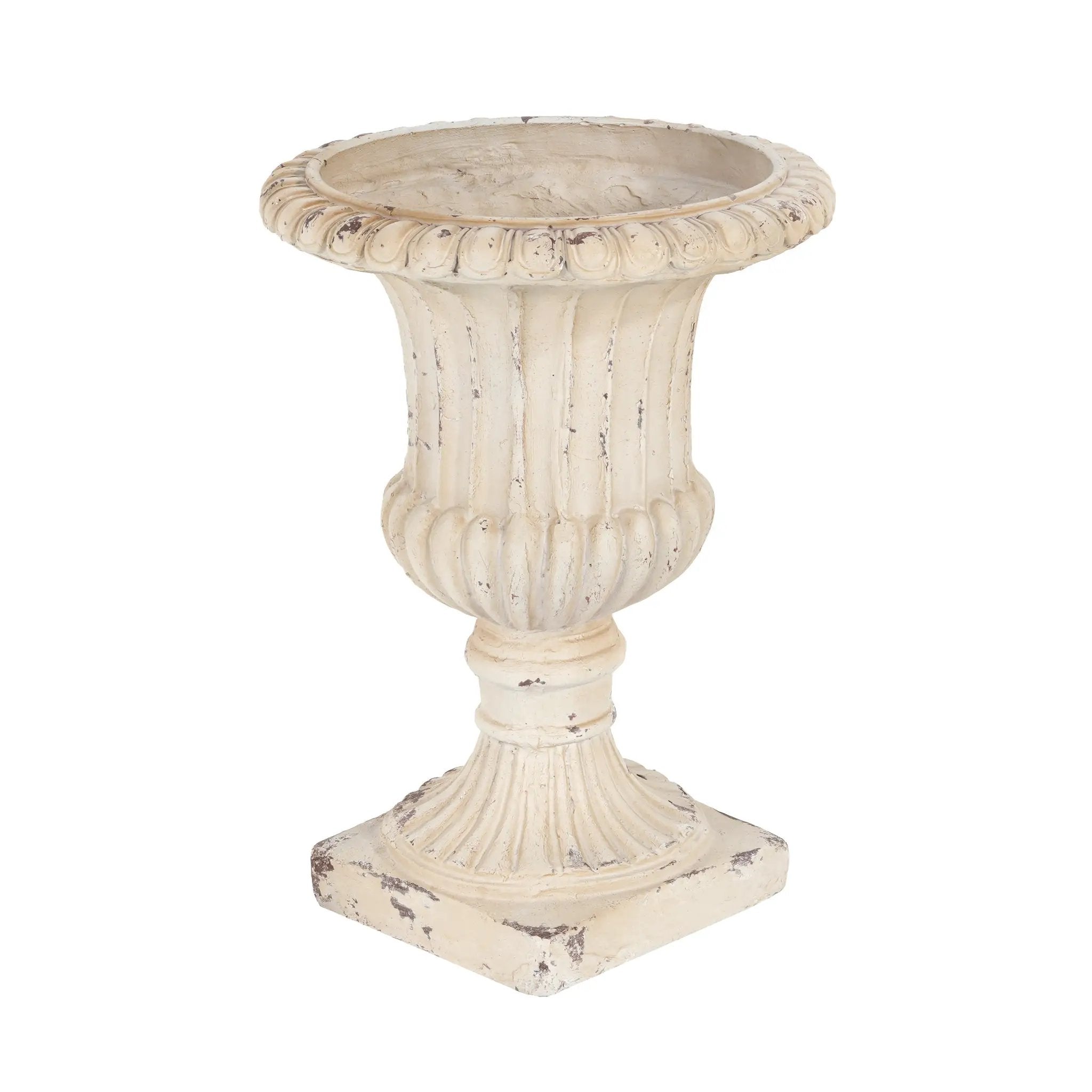 MGO Garden Urn, Antique White, 19.25'' H by HouseOfZazla
