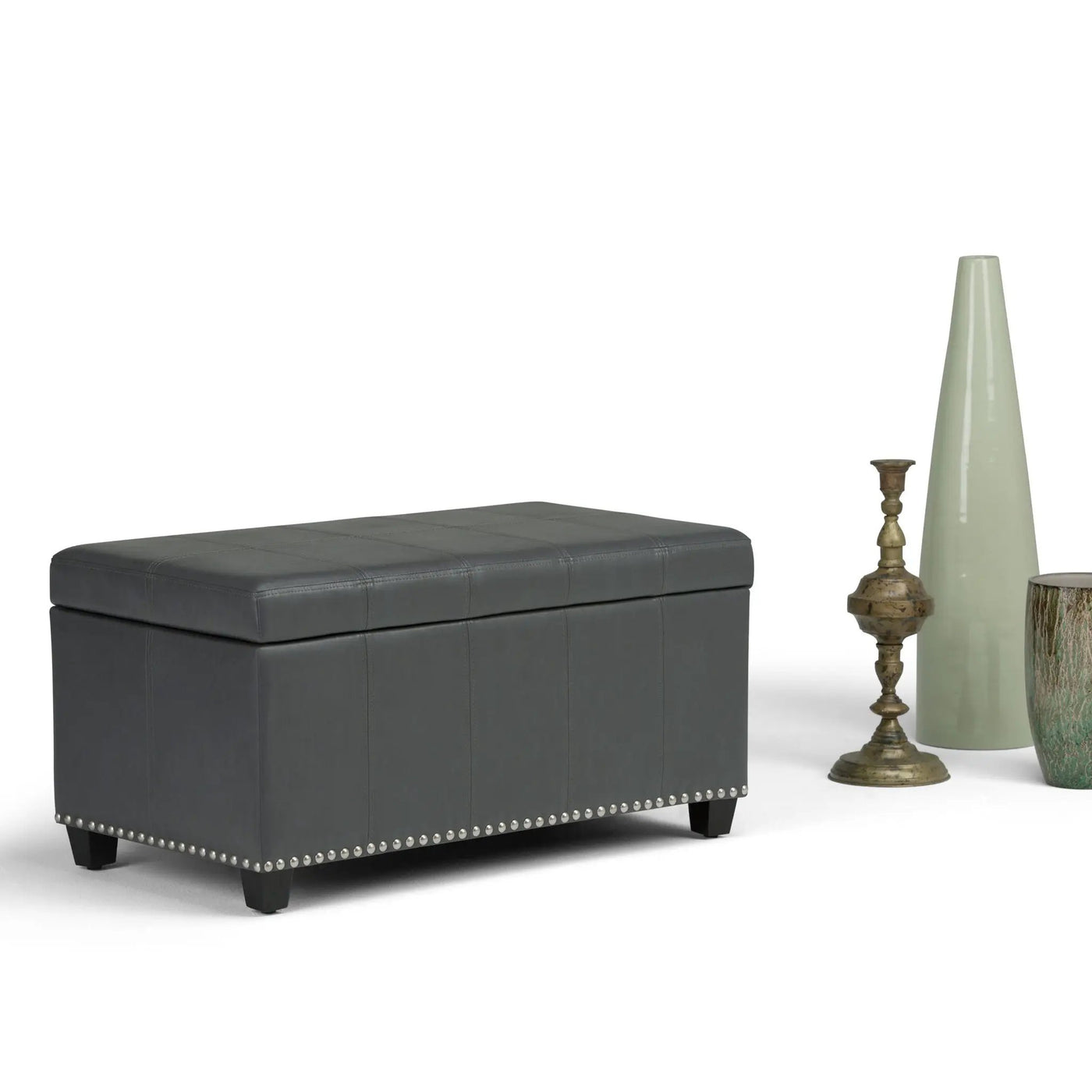Amelia - Transitional Storage Ottoman Bench by HouseOfZazla