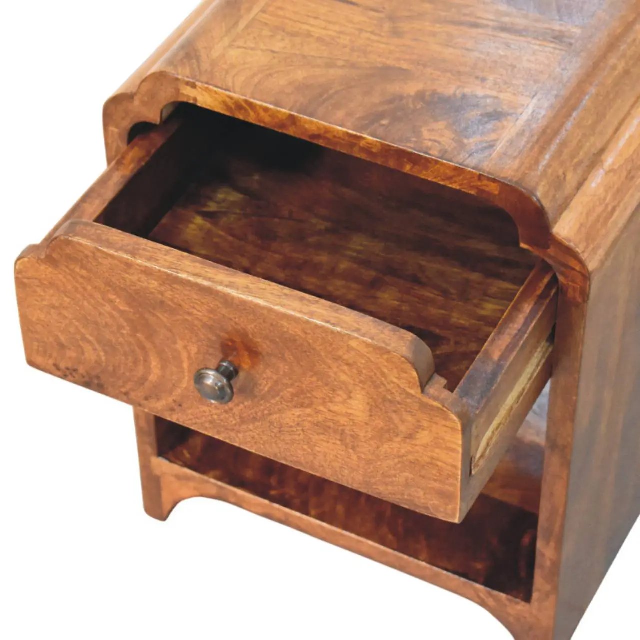 Newton - Nightstand With A Drawer And Open Shelf by Unique Piece Furniture