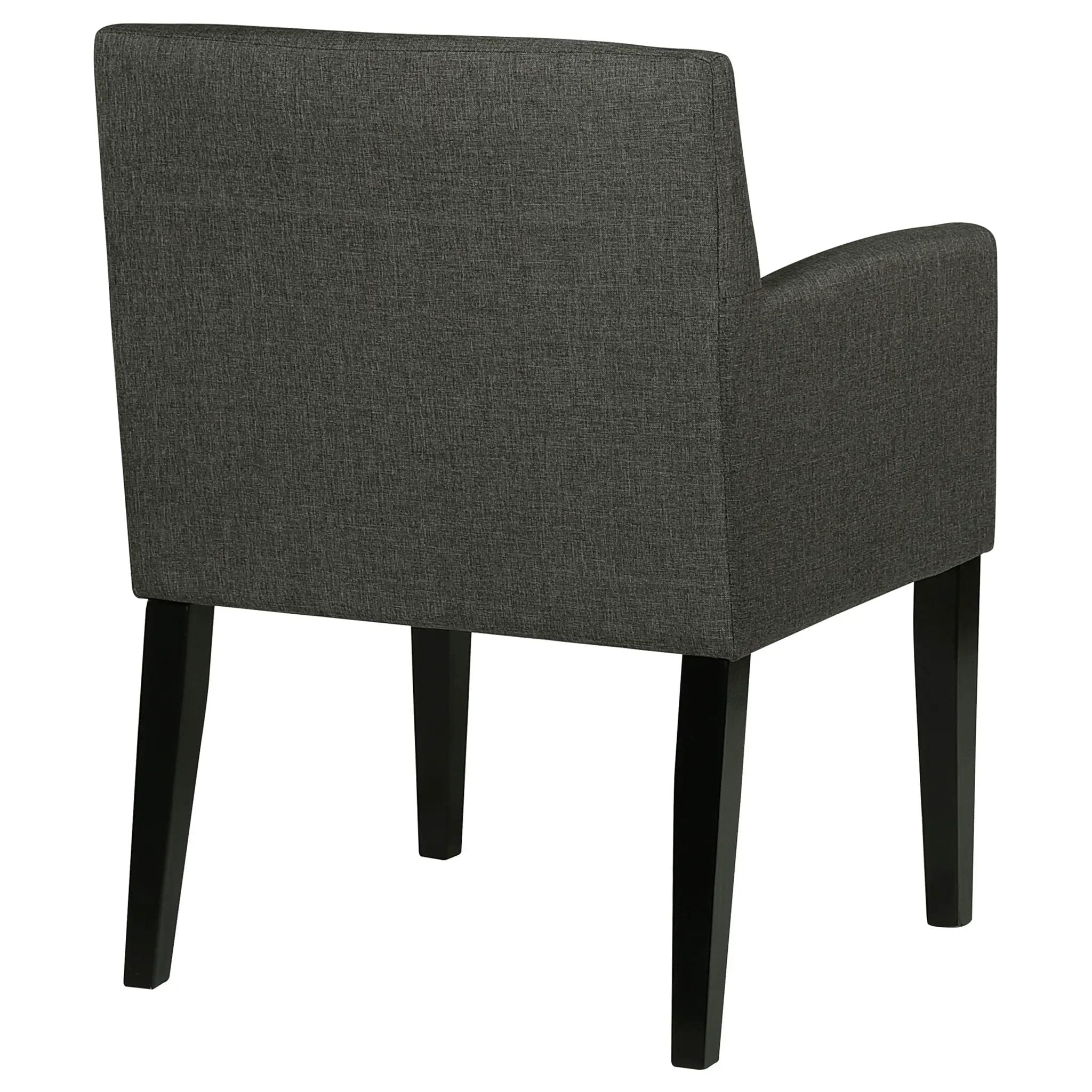 Yorkshire - Upholstered Dining Arm Chair With Cushioned Arms (Set of 2) - Gray by HouseOfZazla
