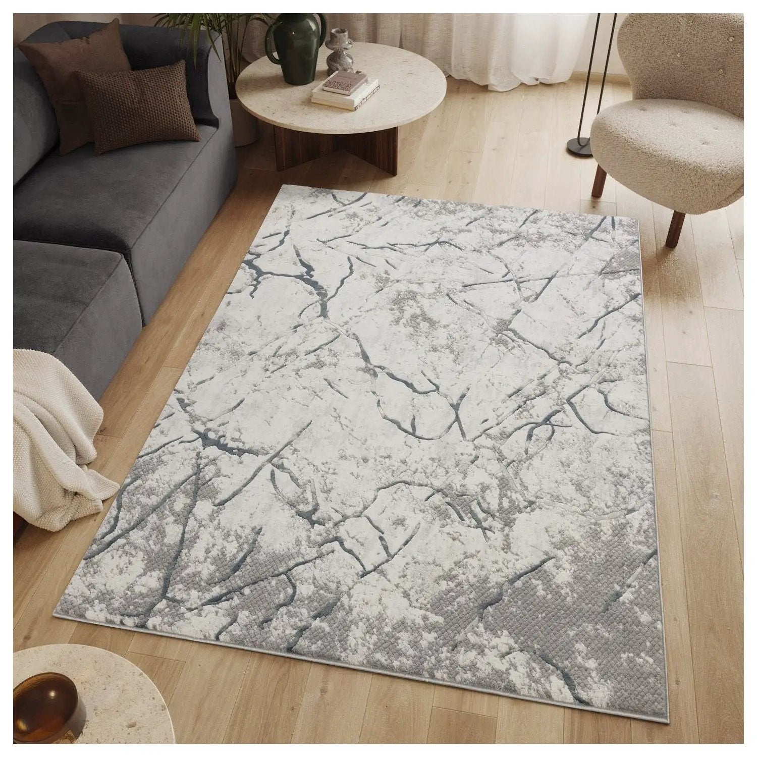 Geometrix - Contemporary Area Rug With Geometric 3D Effect by Unique Piece Furniture
