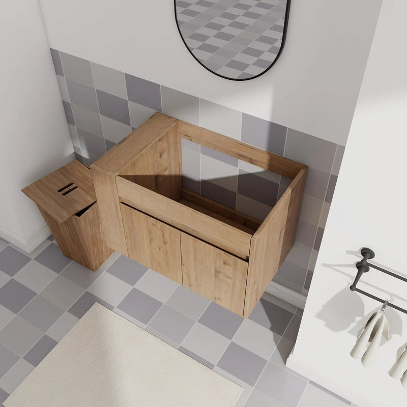 30 Inch Bathroom Vanity With Open Shelf by HouseOfZazla