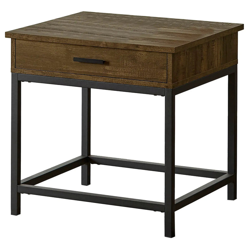 Byers 2-piece Lift Top Coffee and End Table Set Brown Oak by Unique Piece Furniture