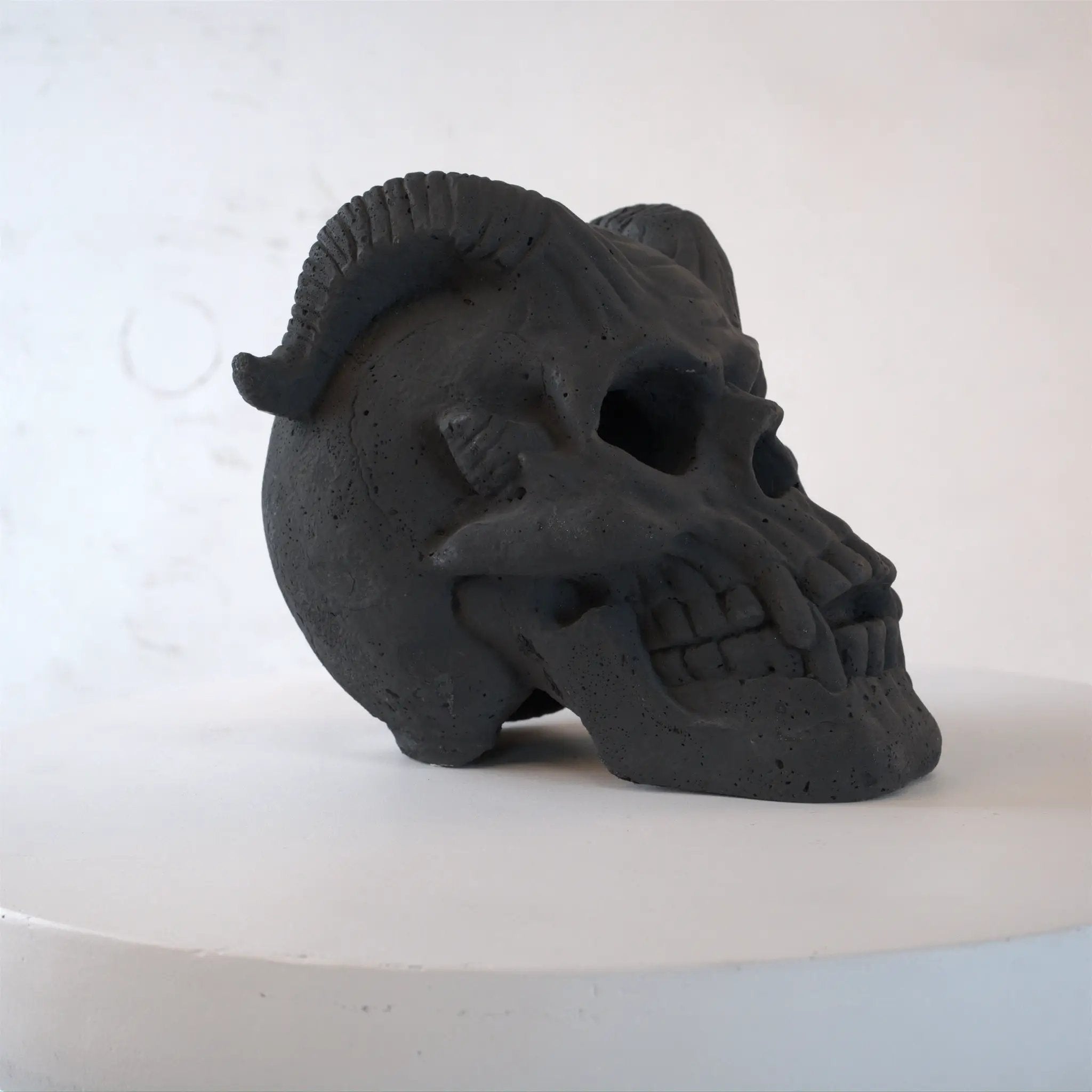 Hand-Forged Flame Skull for Fire Pits and Hearths by HouseOfZazla
