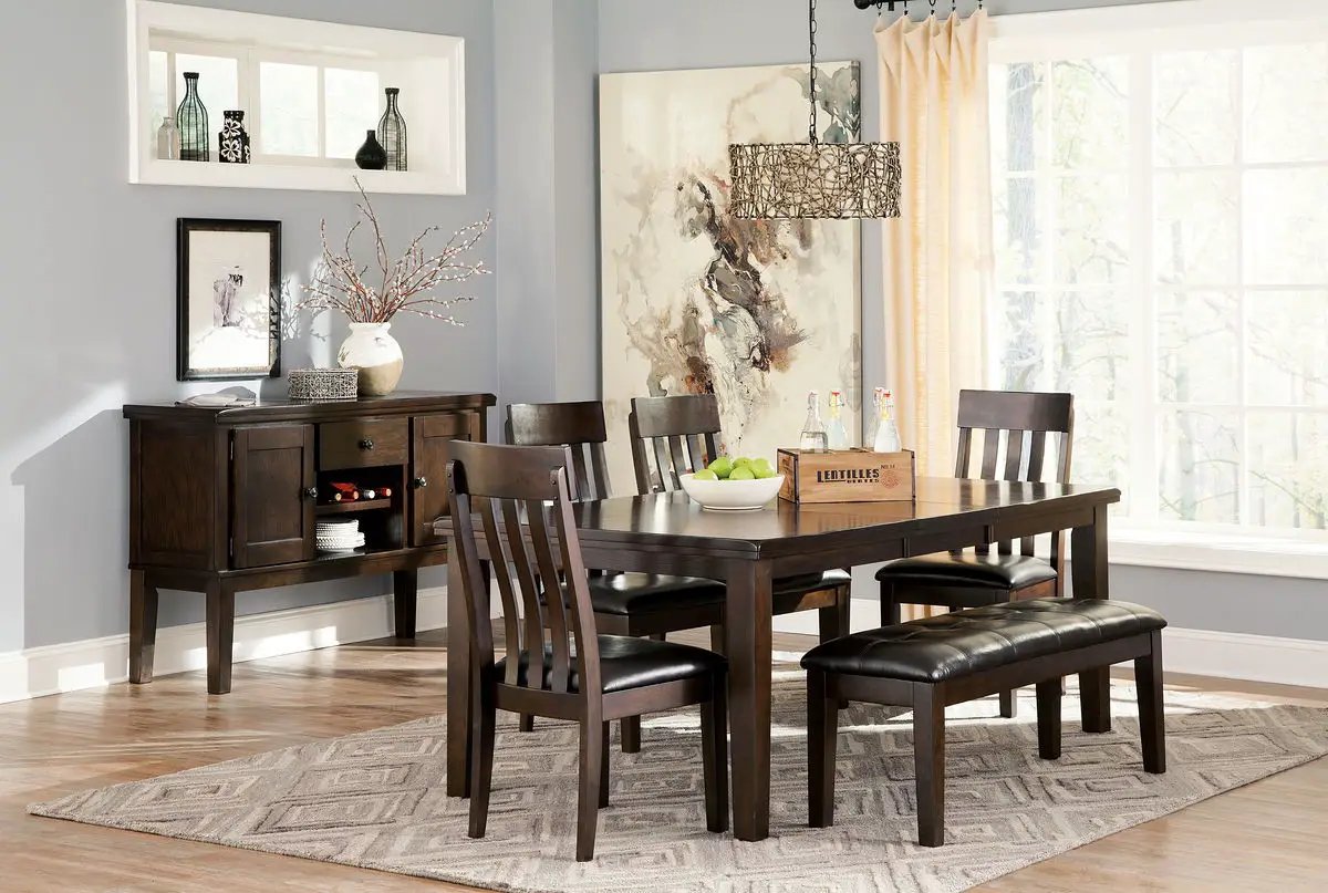Haddigan - Dining Table With Side Chairs by Unique Piece Furniture