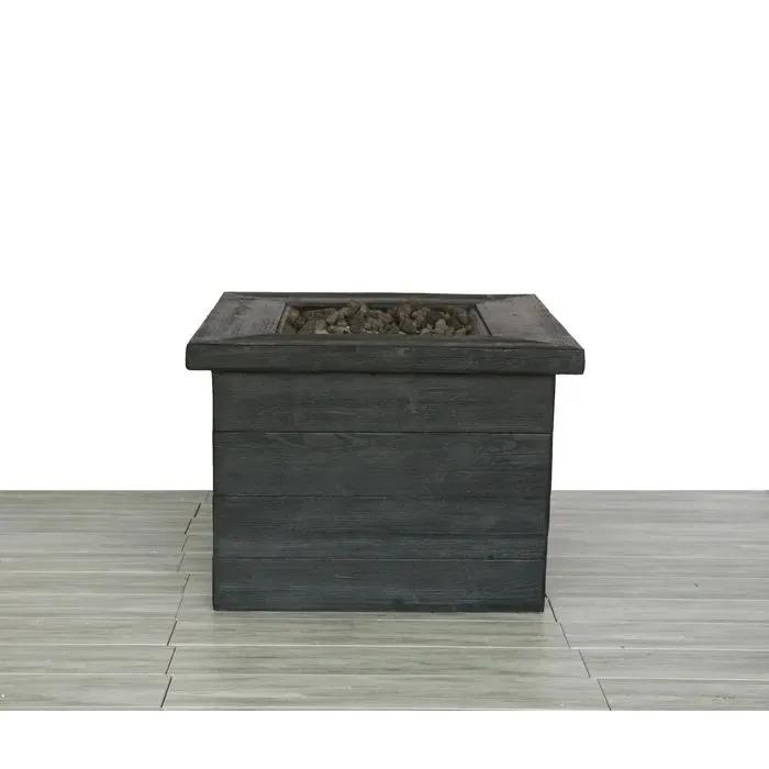Fibre Reinforced Propane / Natural Gas Fire Pit Table - Charcoal by Unique Piece Furniture