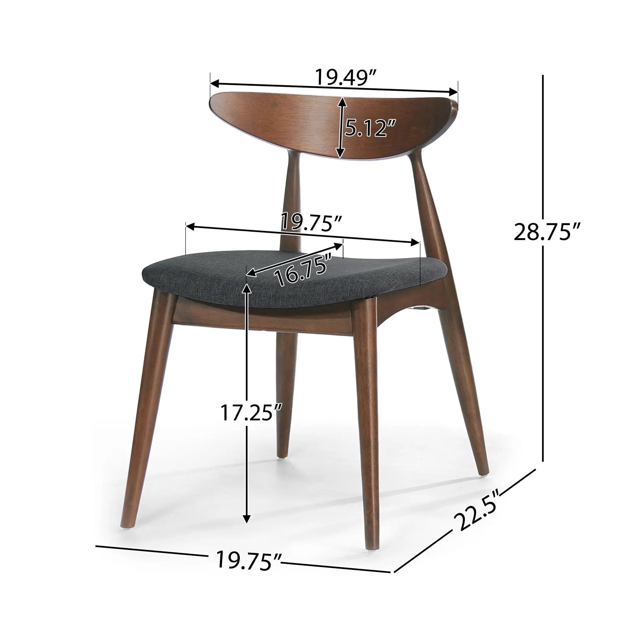 5 Piece Dining Set With Ergonomic Chairs by HouseOfZazla