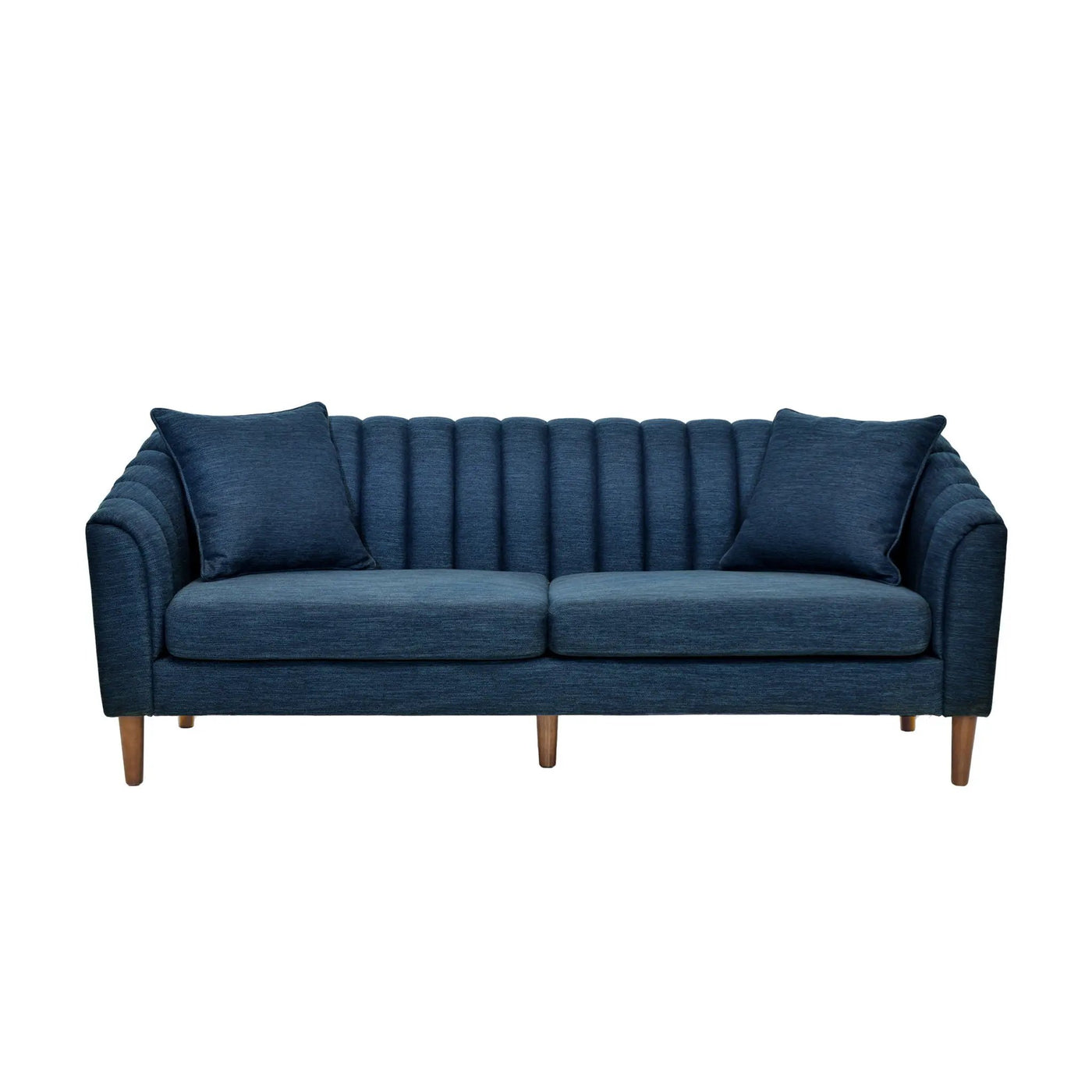 Contemporary 3 Seater Sofa With Plush Accents by HouseOfZazla