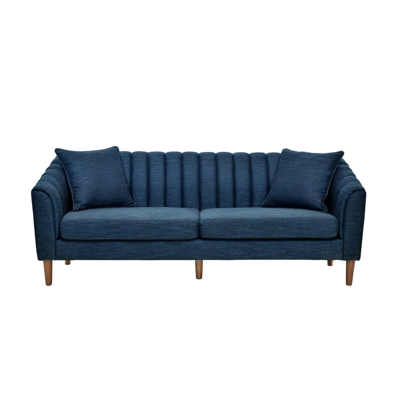 Contemporary 3 Seater Sofa With Plush Accents by HouseOfZazla